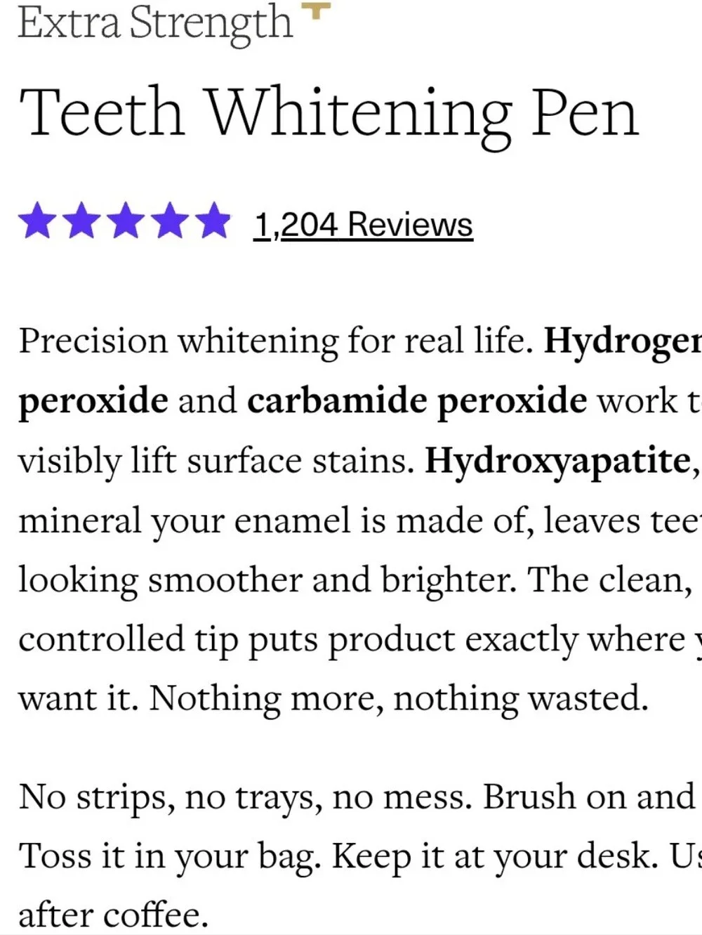 Snow Extra Strength Teeth Whitening Pen